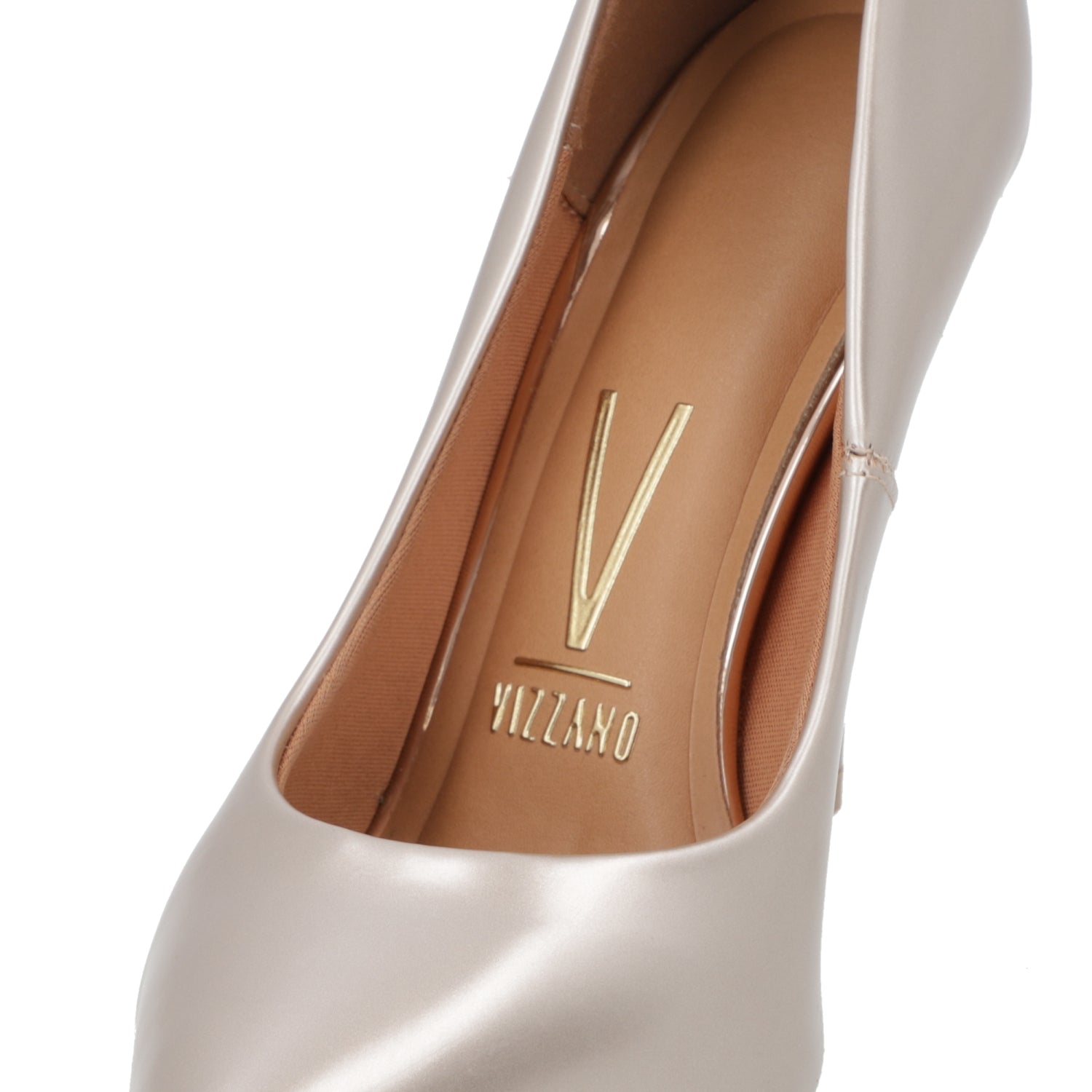 Zapato Taco Aguja Stiletto Vizzano Metalizados Rosa