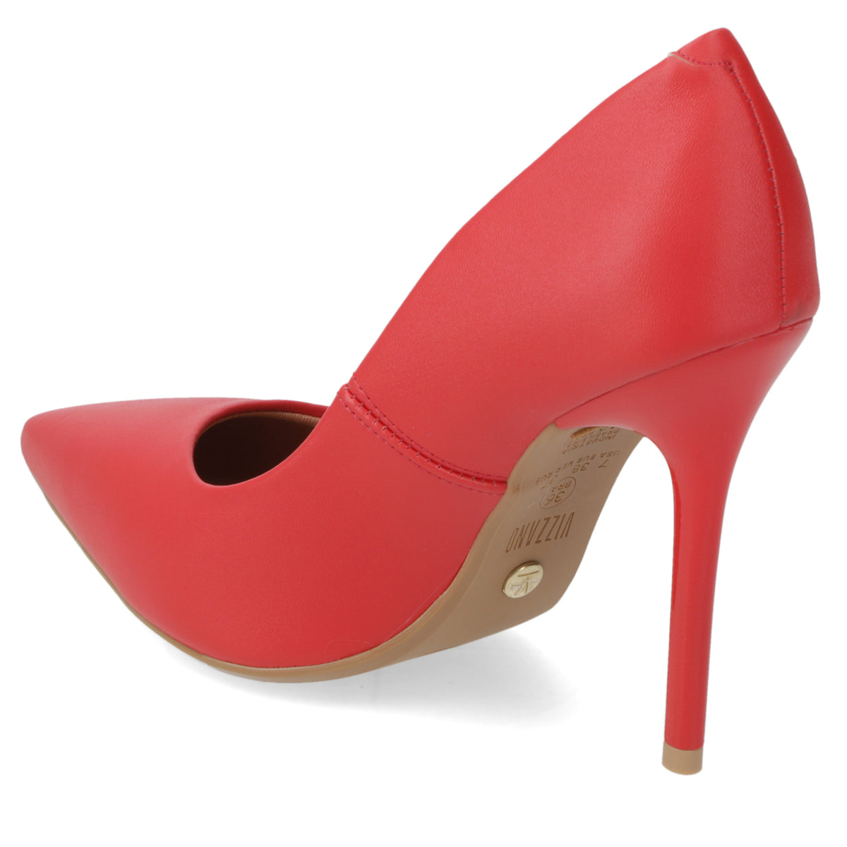 Stiletto Taco Aguja Rojo Vizzano