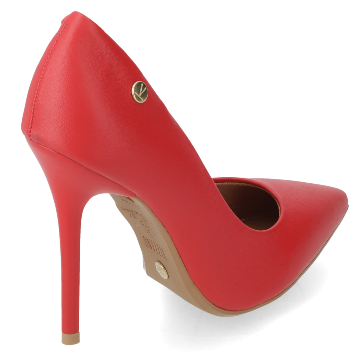 Stiletto Taco Aguja Rojo Vizzano