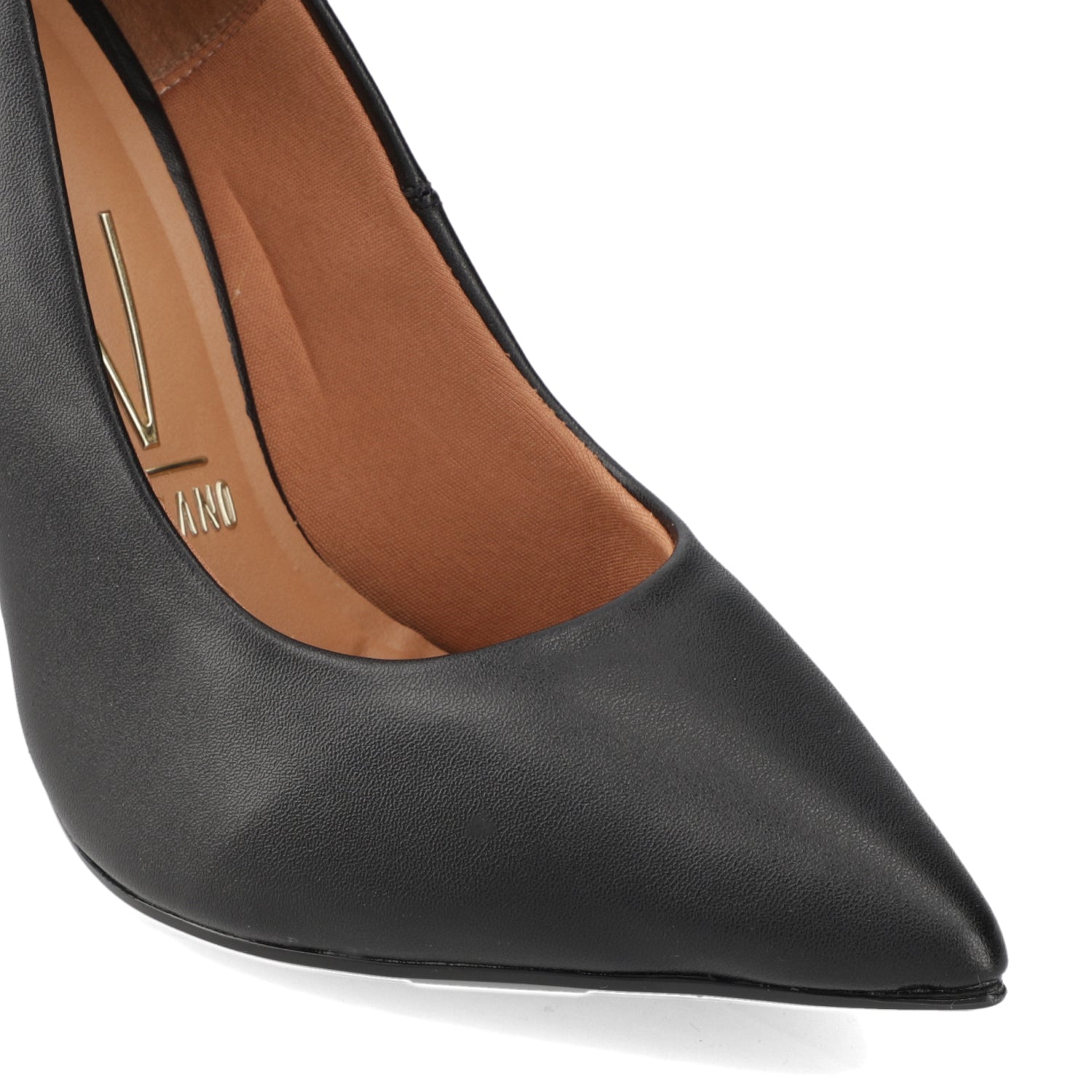 Zapato Taco Aguja Stilleto Vizzano Eco Cuero Negro 35 / Negro