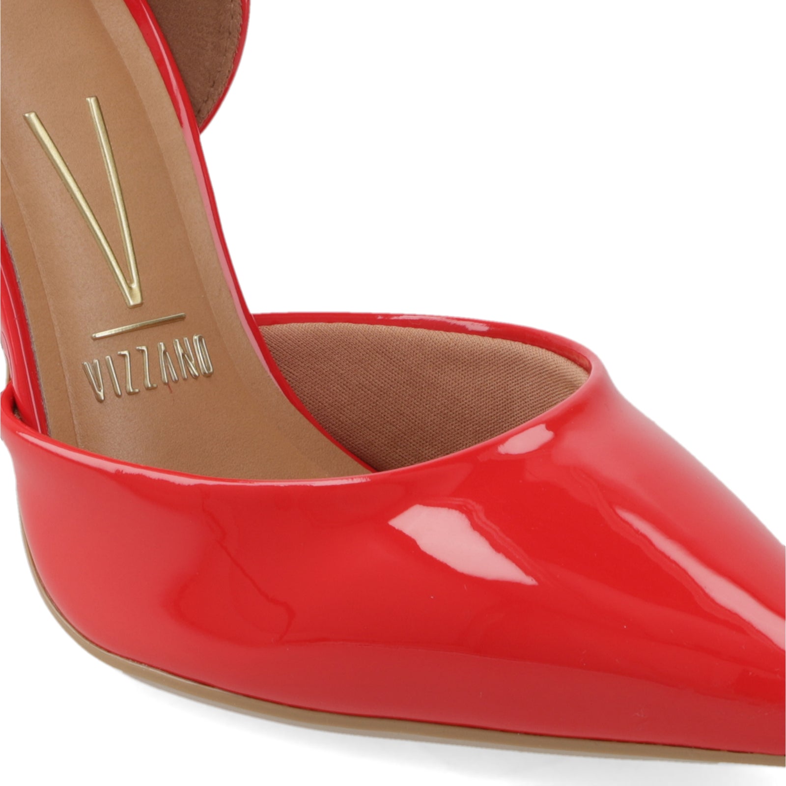 Stiletto Mujer Charol Rojo con Pulsera al Tobillo 35 / Rojo