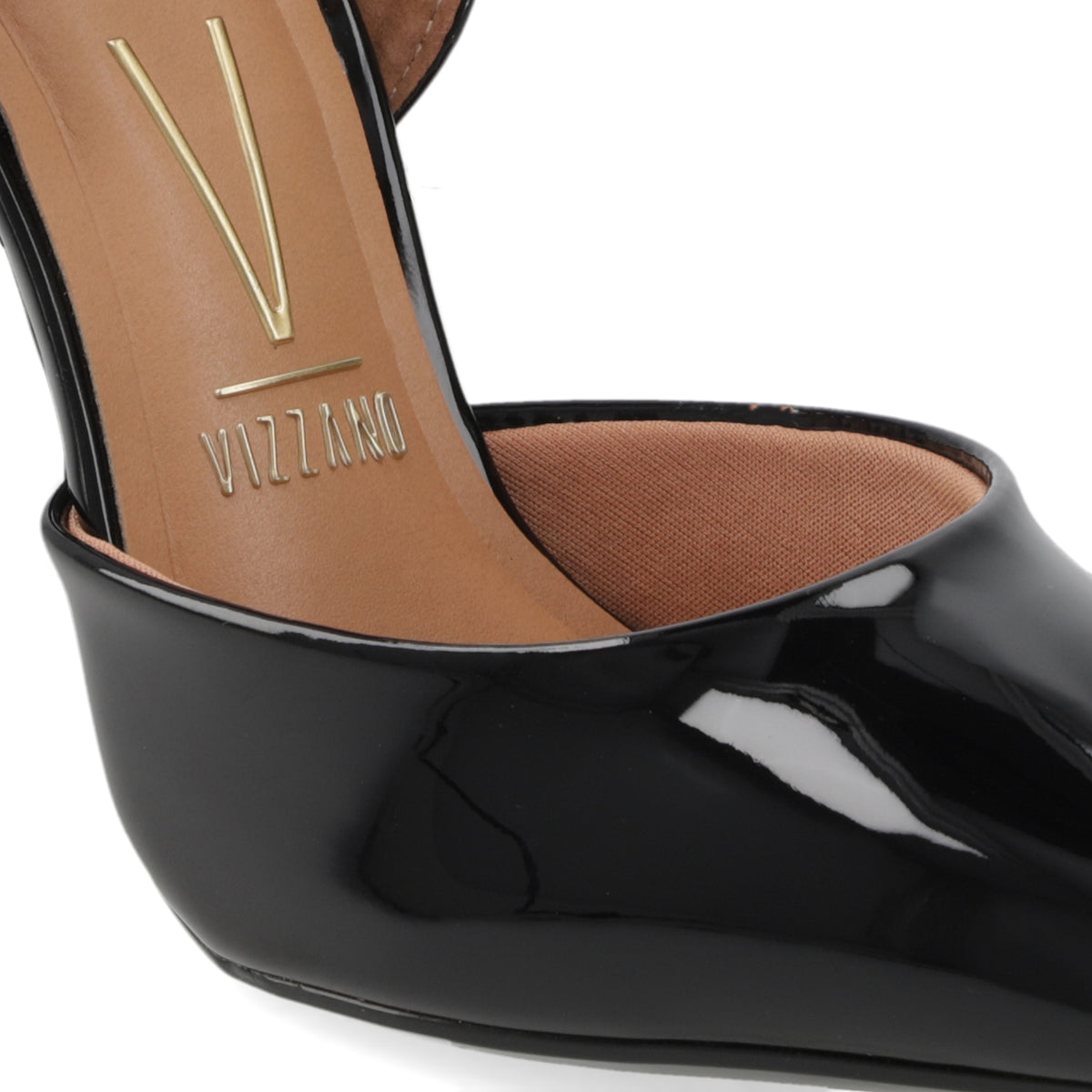 Stiletto Mujer Charol Negro con Pulsera al Tobillo 35 / Negro