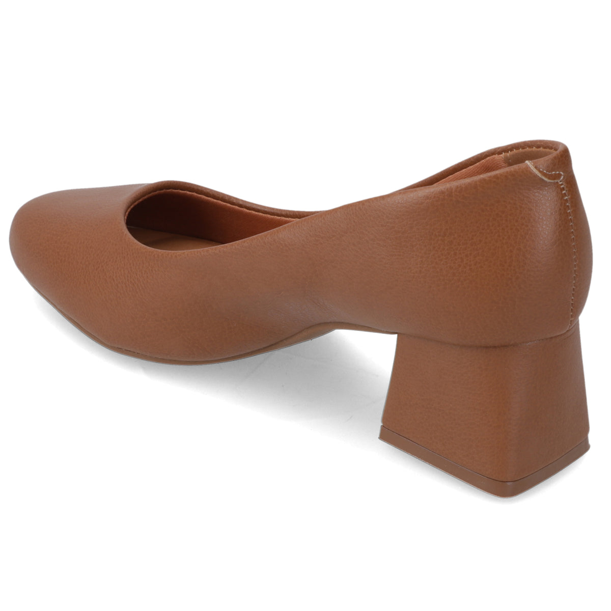 Zapato Taco Ancho Marron