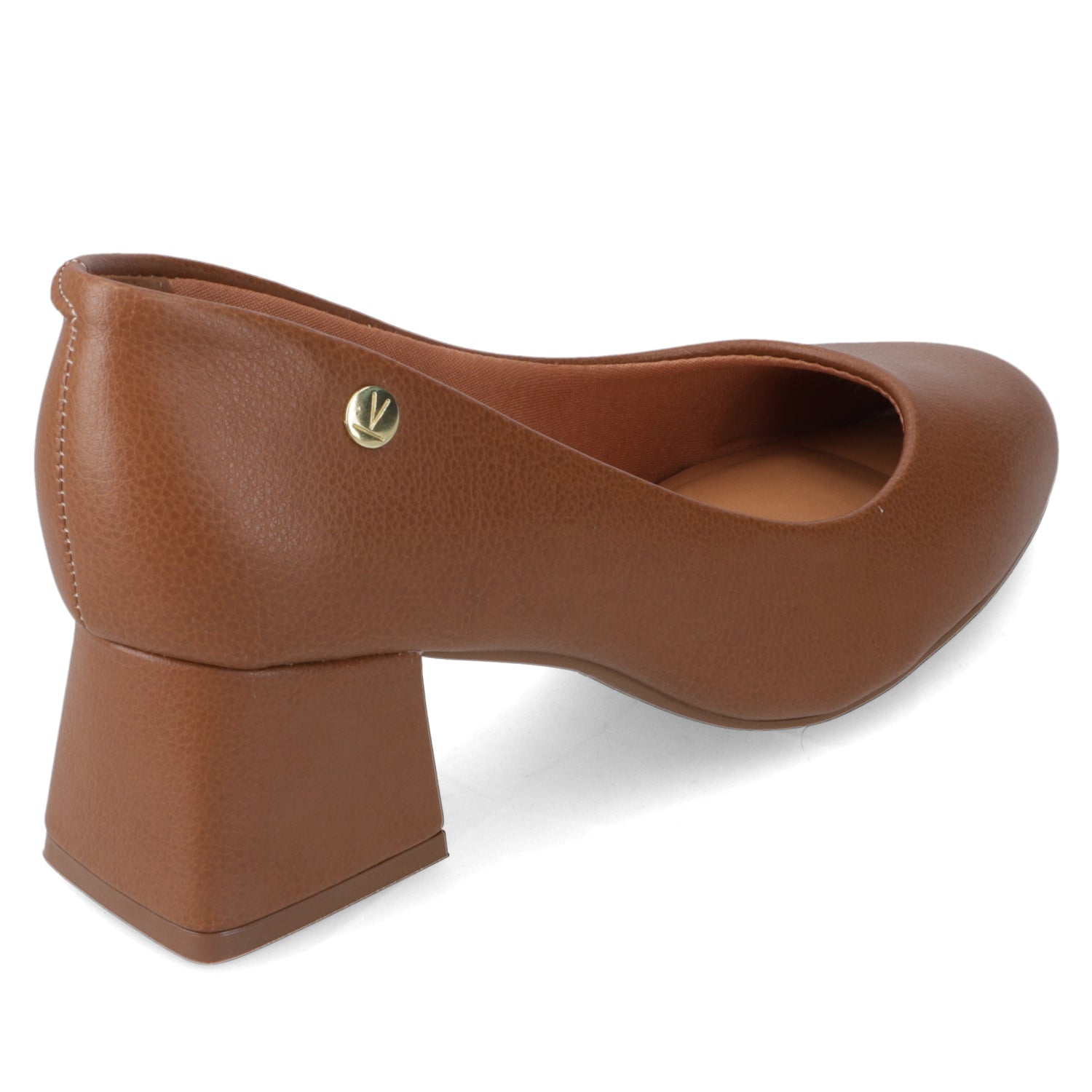 Zapato Taco Ancho Marron