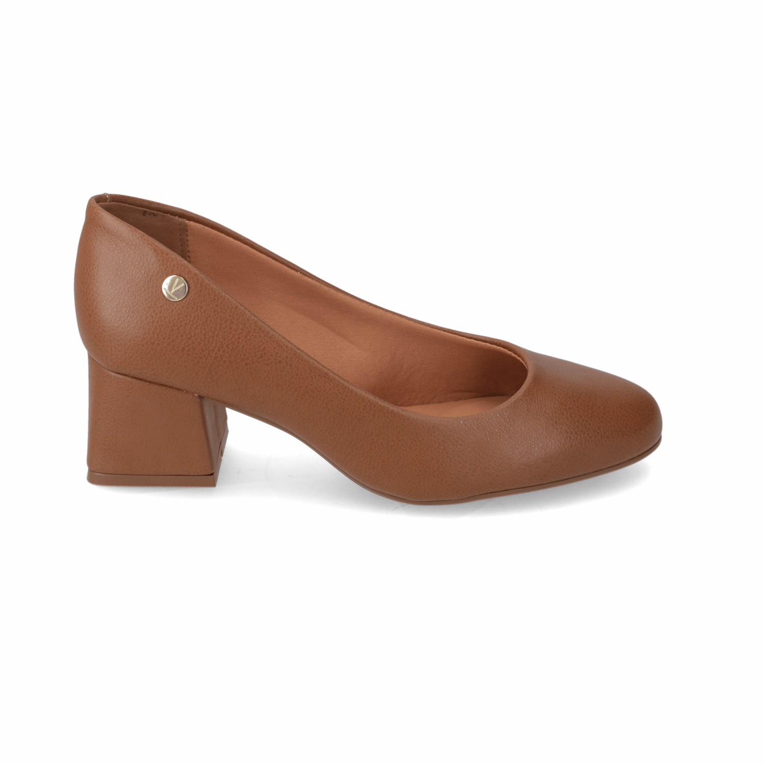 Zapato Taco Ancho Marron