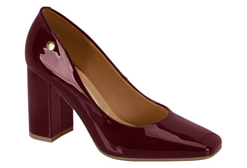 Zapato Vizzano Efecto Charol Burdeo 34 / Burdeo