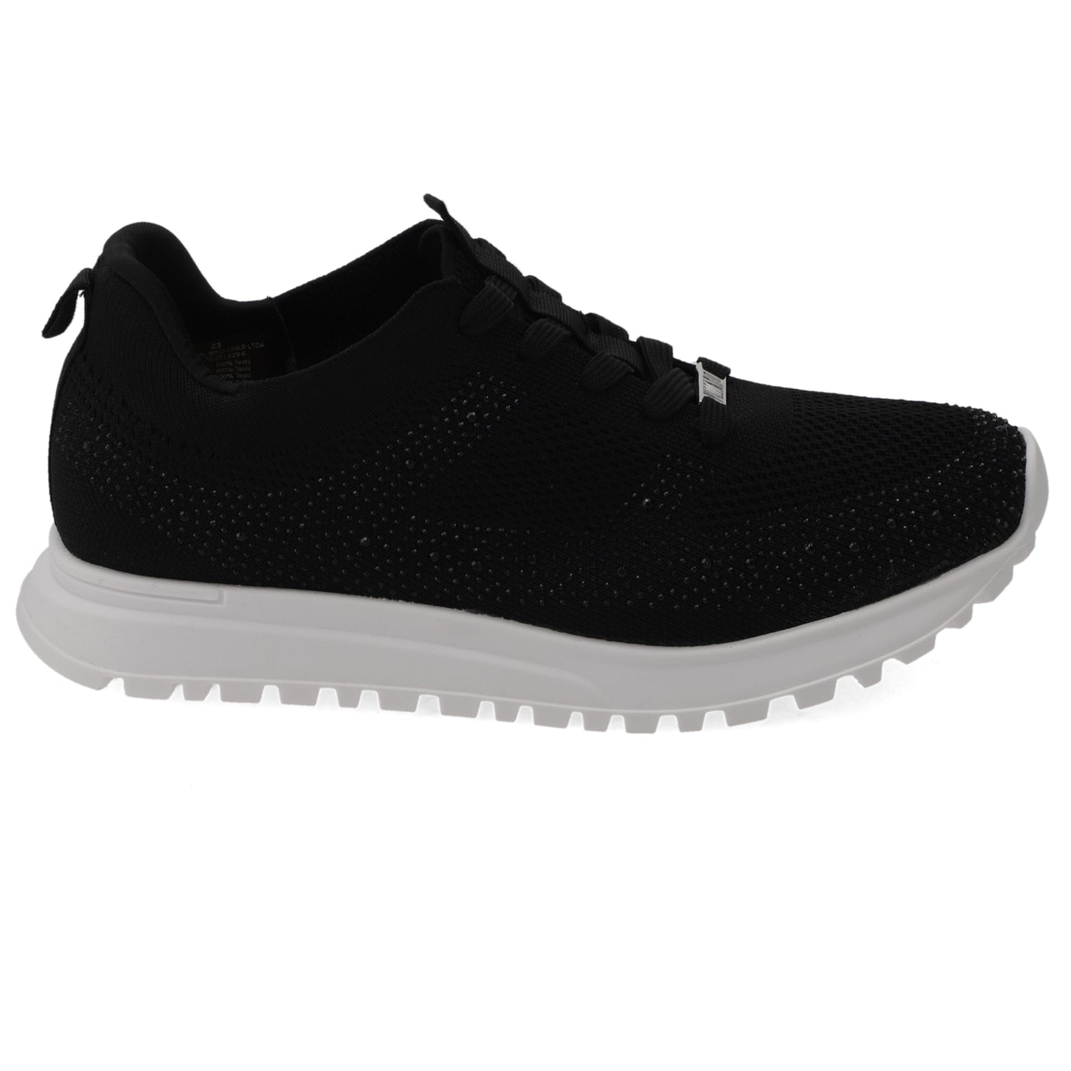 Zapatilla Negra Cristales Vizzano