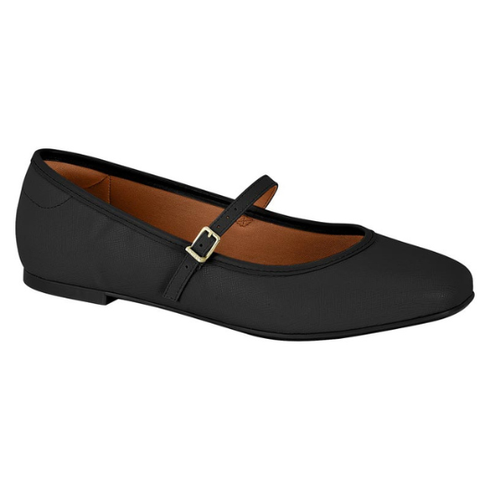 Ballerina Vizzano Eco Cuero Negro 35 / Negro