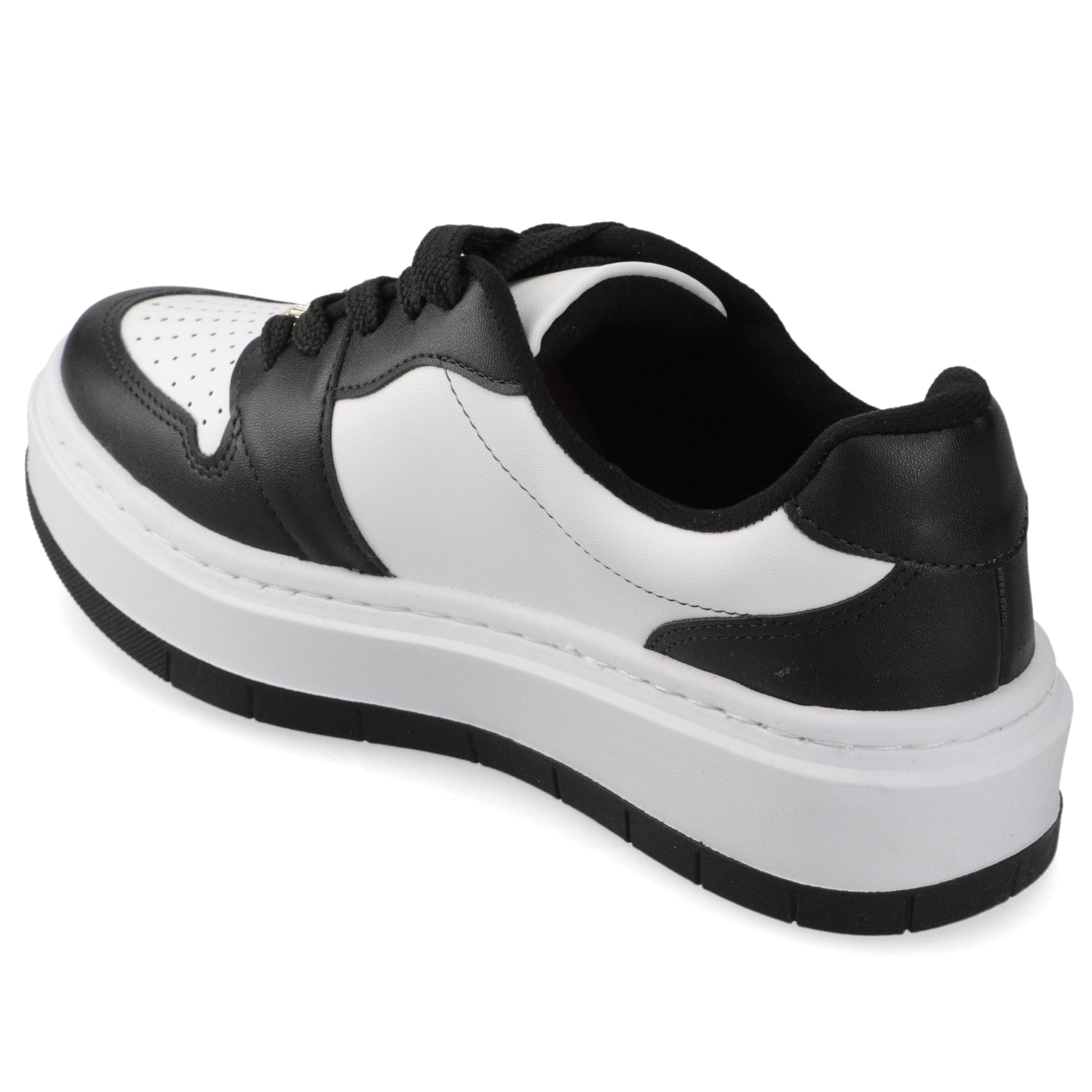Zapatilla Casual Chunky Blanco y Negro Vizzano