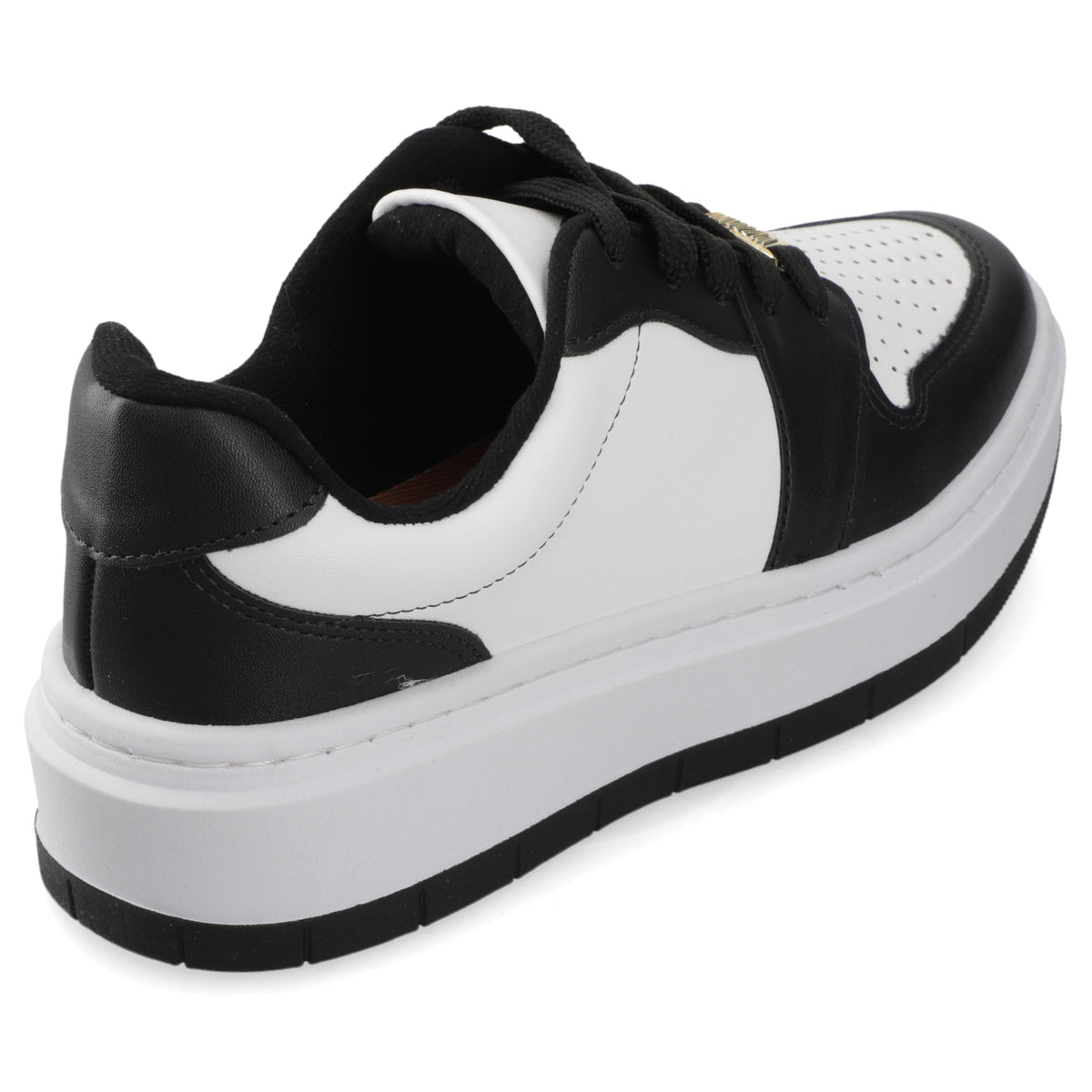 Zapatilla Casual Chunky Blanco y Negro Vizzano