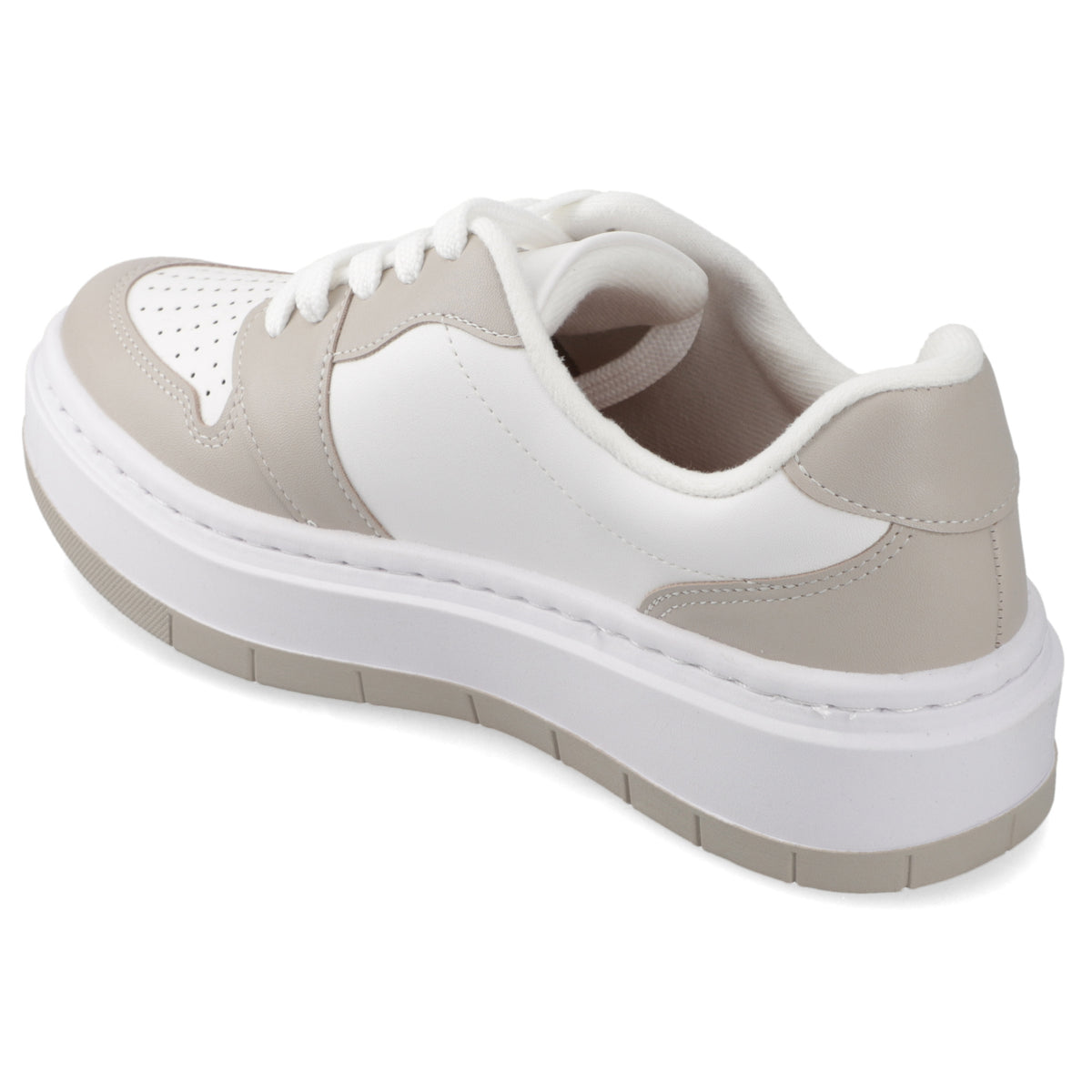 Zapatilla Casual Blanco y Beige Vizzano