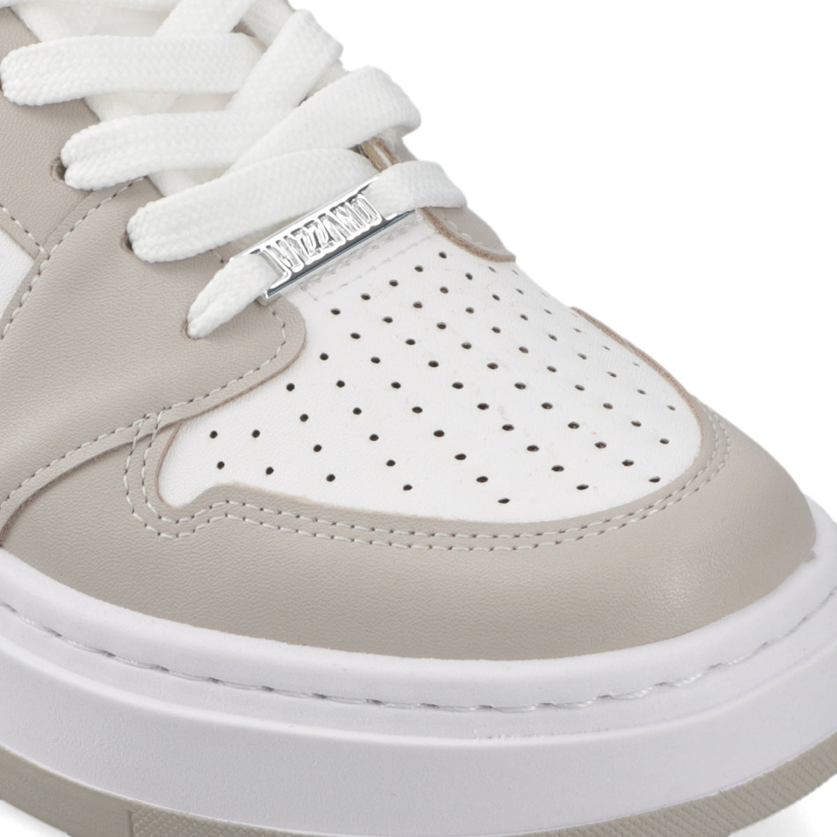 Zapatilla Casual Blanco y Beige Vizzano