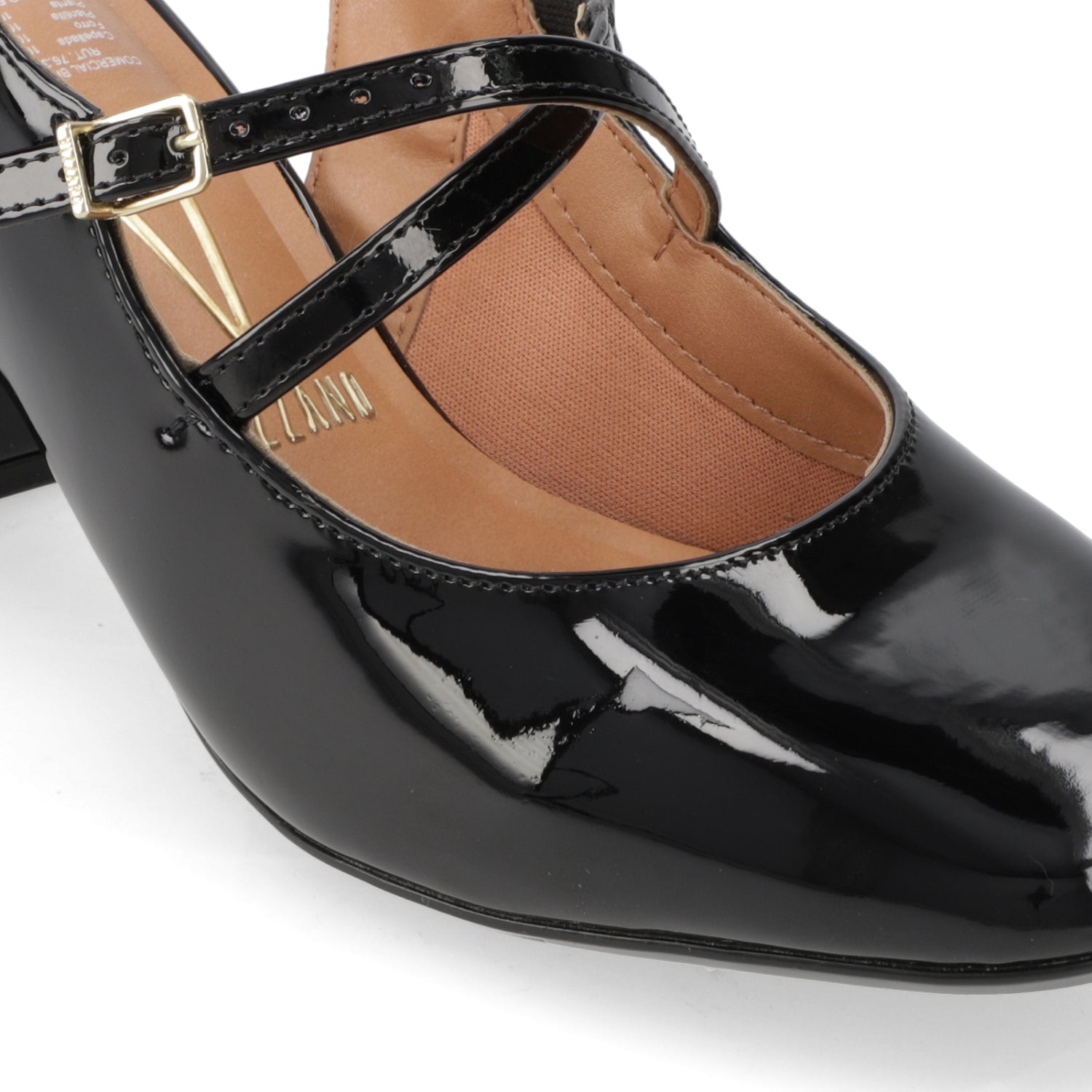 Taco Ancho 7 cm Negro Vizzano 34 / Negro