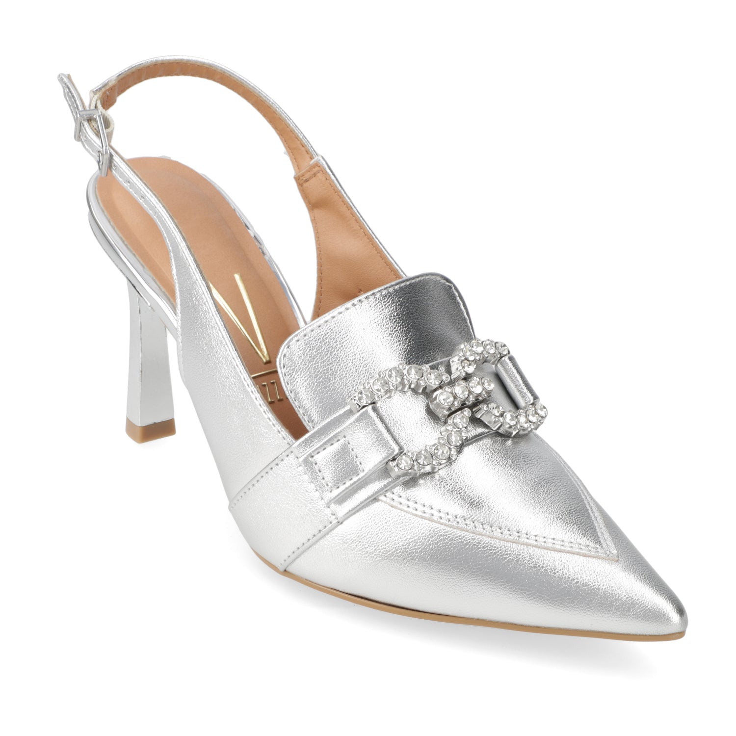 Stiletto 10 cm Plateado Vizzano 34 / Plateado