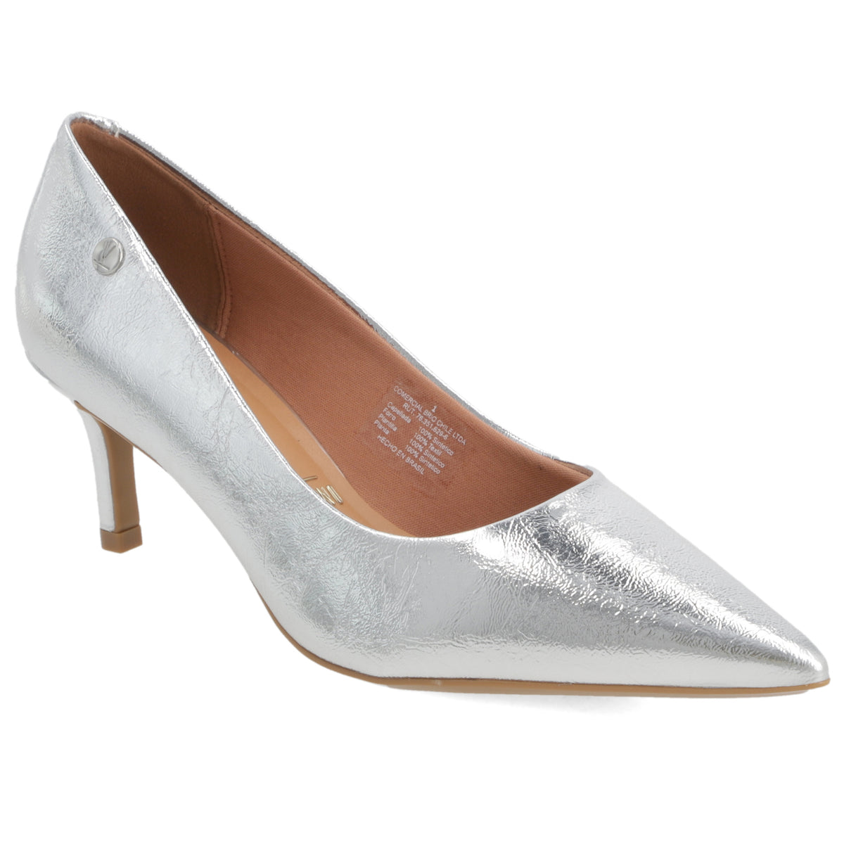 Stiletto Plateado Vizzano 35 / Plateado