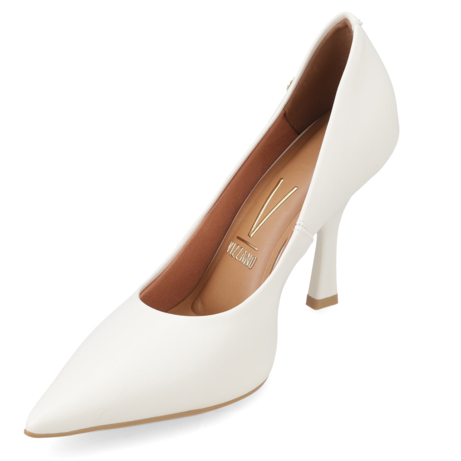 Stiletto Taco Aguja Alto Blanco OFF Vizzano Ecocuero 34 / Blanco OFF