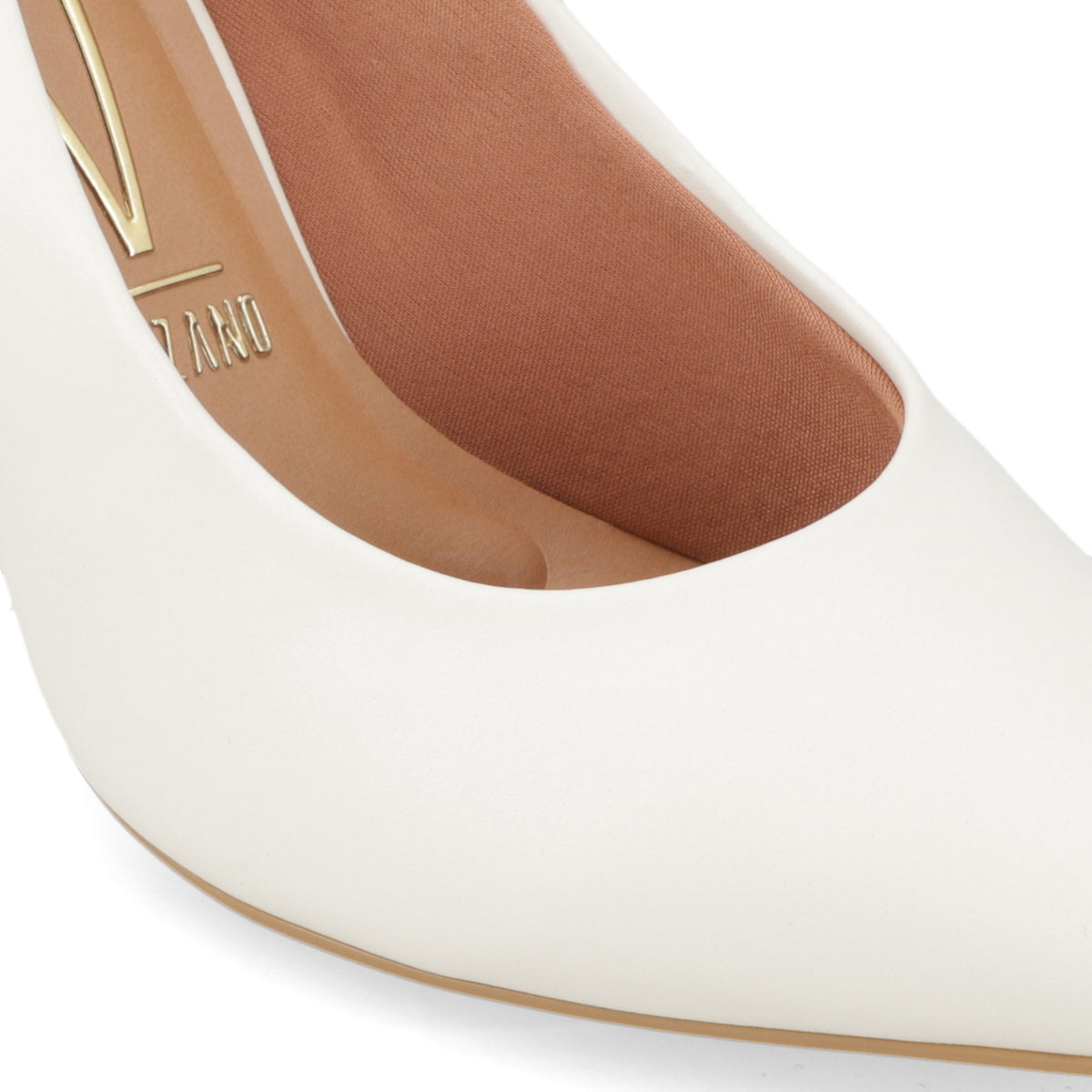 Stiletto Taco Aguja Alto Blanco OFF Vizzano Ecocuero 34 / Blanco OFF