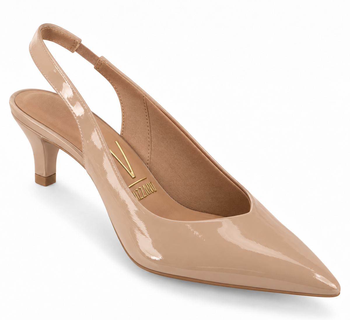 Zapato Mujer Destalonado Charol Nude 35 / Beige