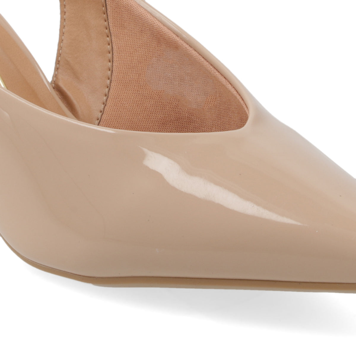 Zapato Mujer Destalonado Charol Nude 35 / Beige