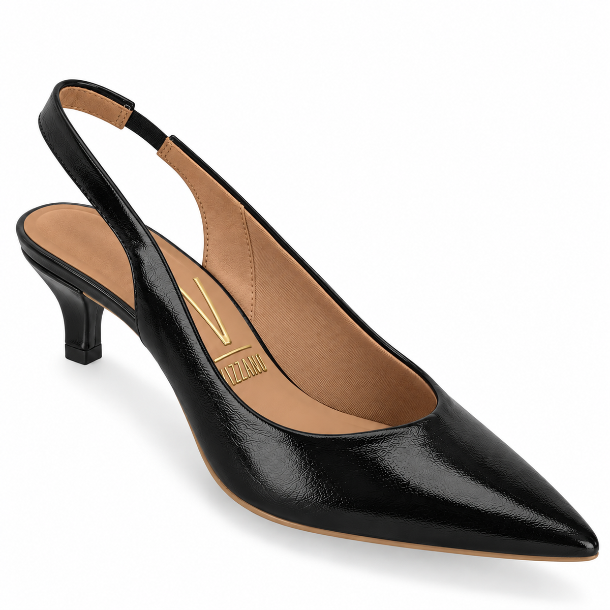 Zapato Mujer Destalonado Taco Aguja Negro 35 / Negro