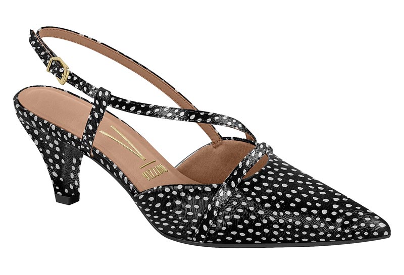 Stiletto Mujer Taco Medio Tiras Cruzadas Multicolor Negro Vizzano