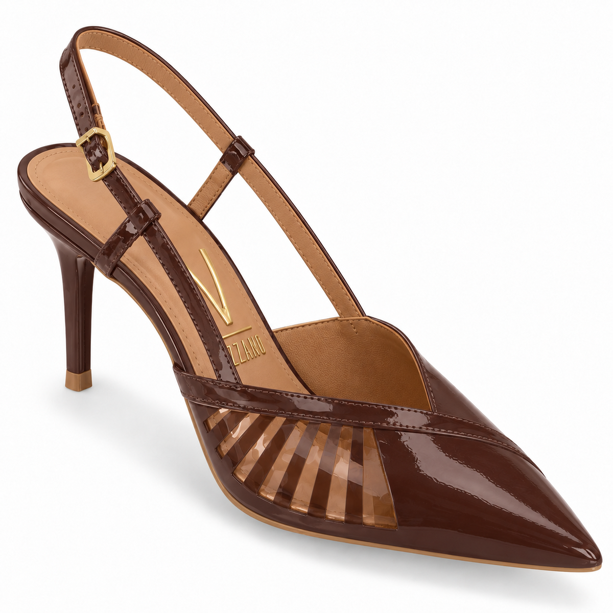 Zapato Mujer Destalonado con Tiras Café 35 / Chocolate