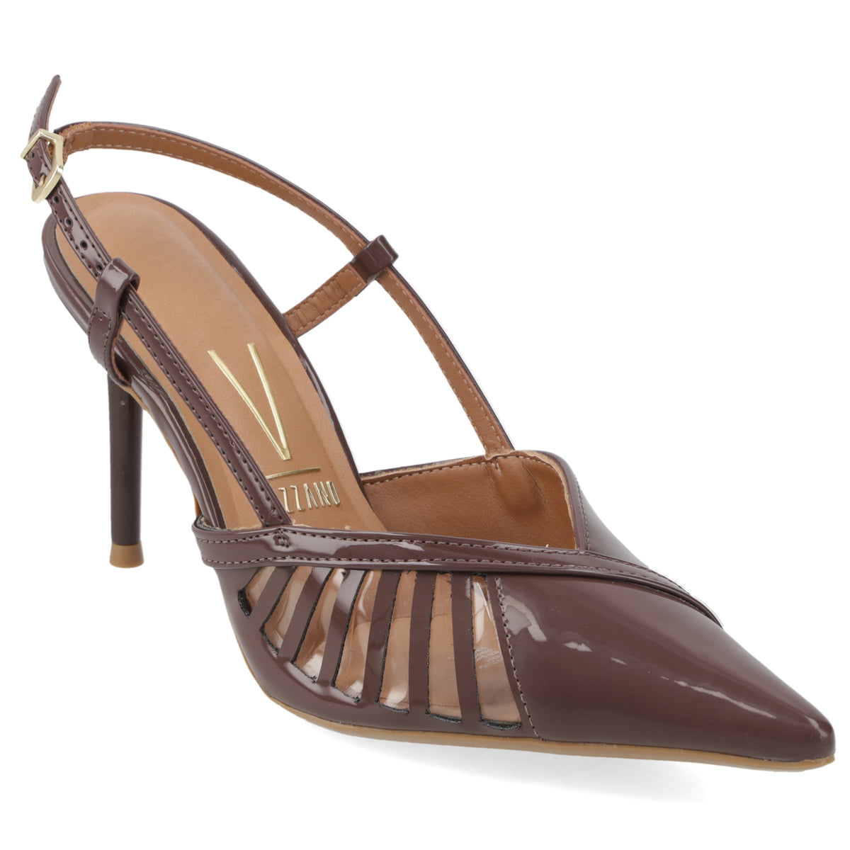 Zapato Mujer Destalonado con Tiras Café 35 / Chocolate