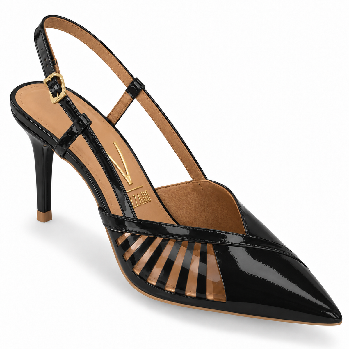 Zapato Mujer Destalonado con Tiras Negro 35 / Negro