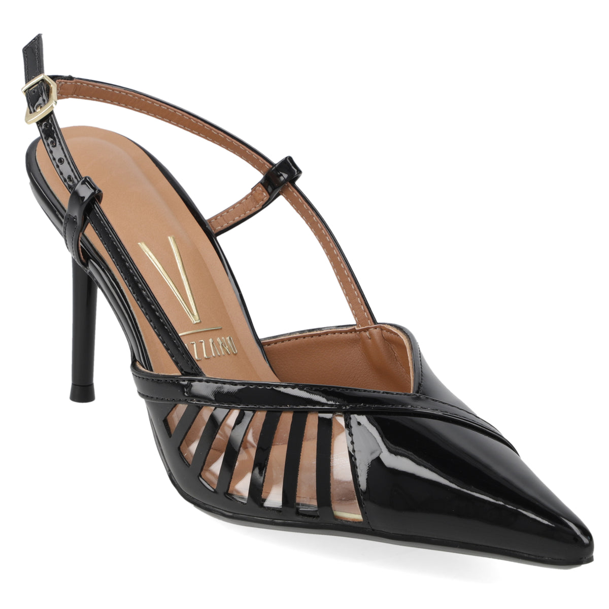 Zapato Mujer Destalonado con Tiras Negro 35 / Negro