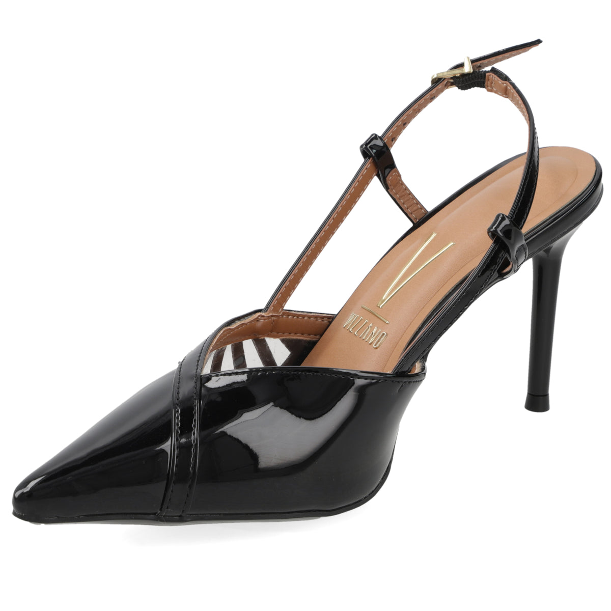 Zapato Mujer Destalonado con Tiras Negro 35 / Negro
