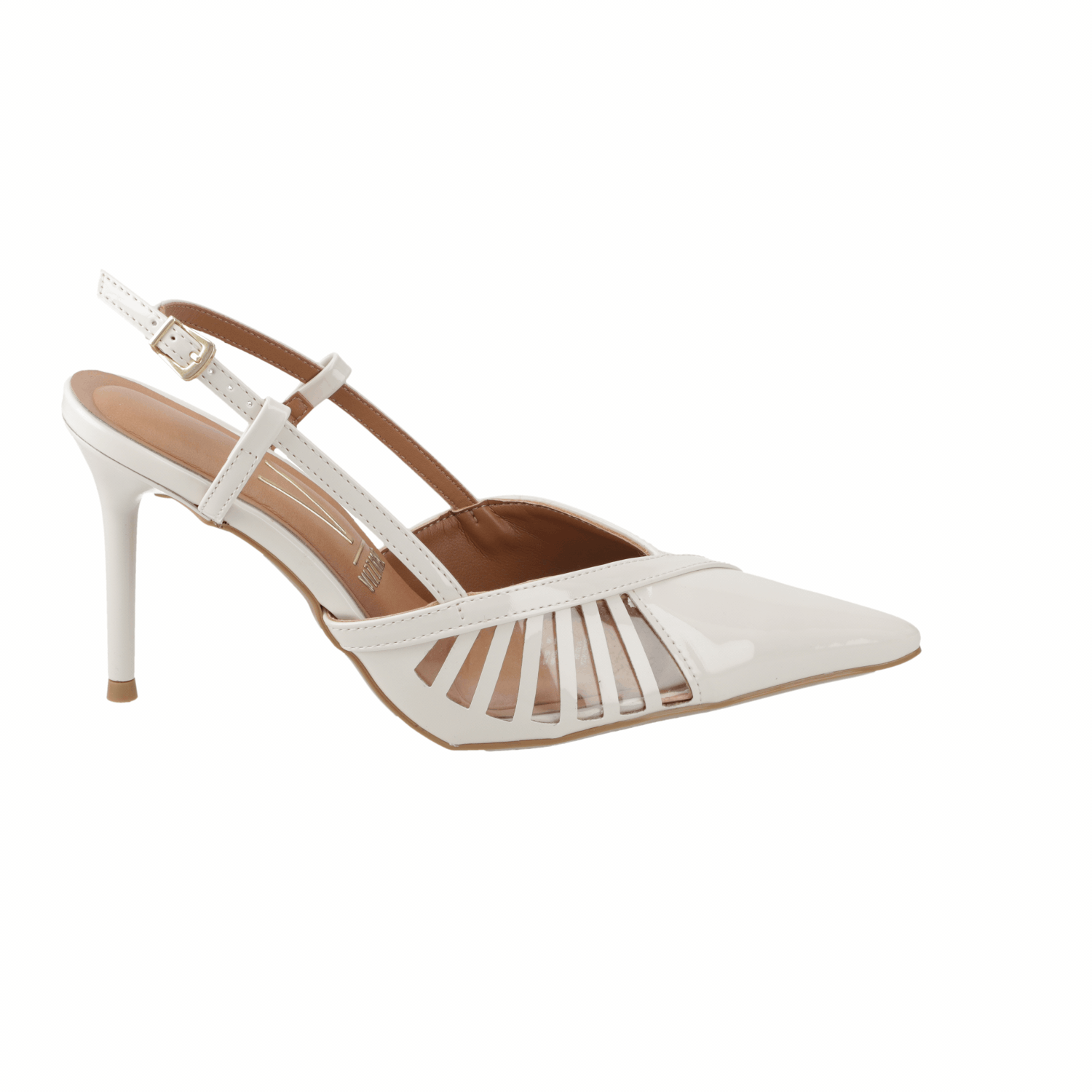 Zapato Mujer Destalonado con Tiras Crema 35 / Blanco OFF