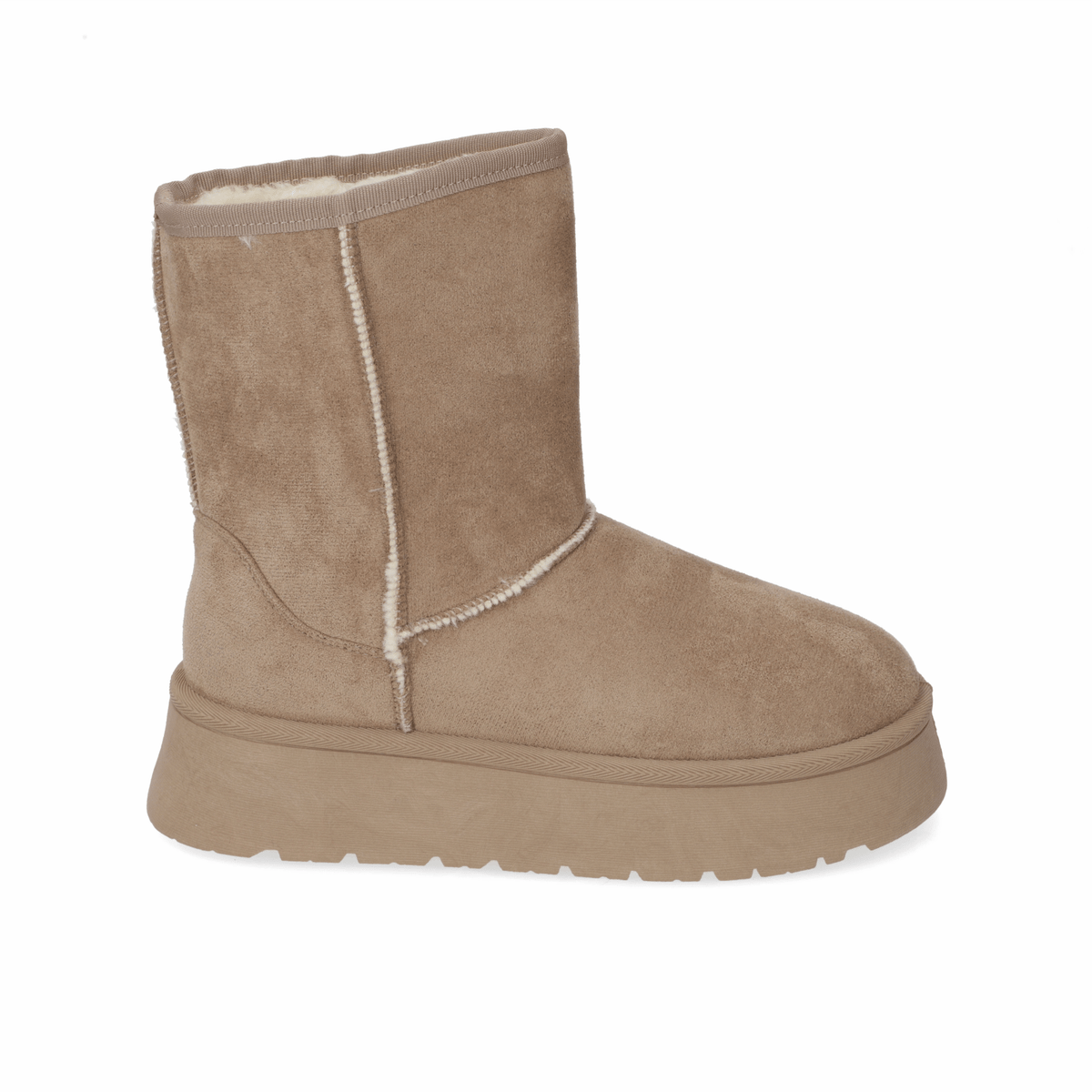 Botas Planas Beige Agua de Coco 35 / Beige