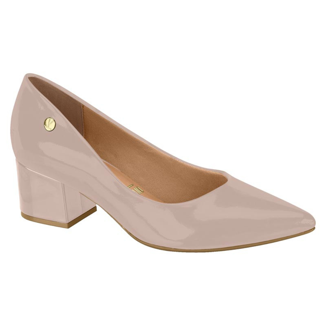 Taco Cuadrado Efecto Charol Taupe 35 / Taupe