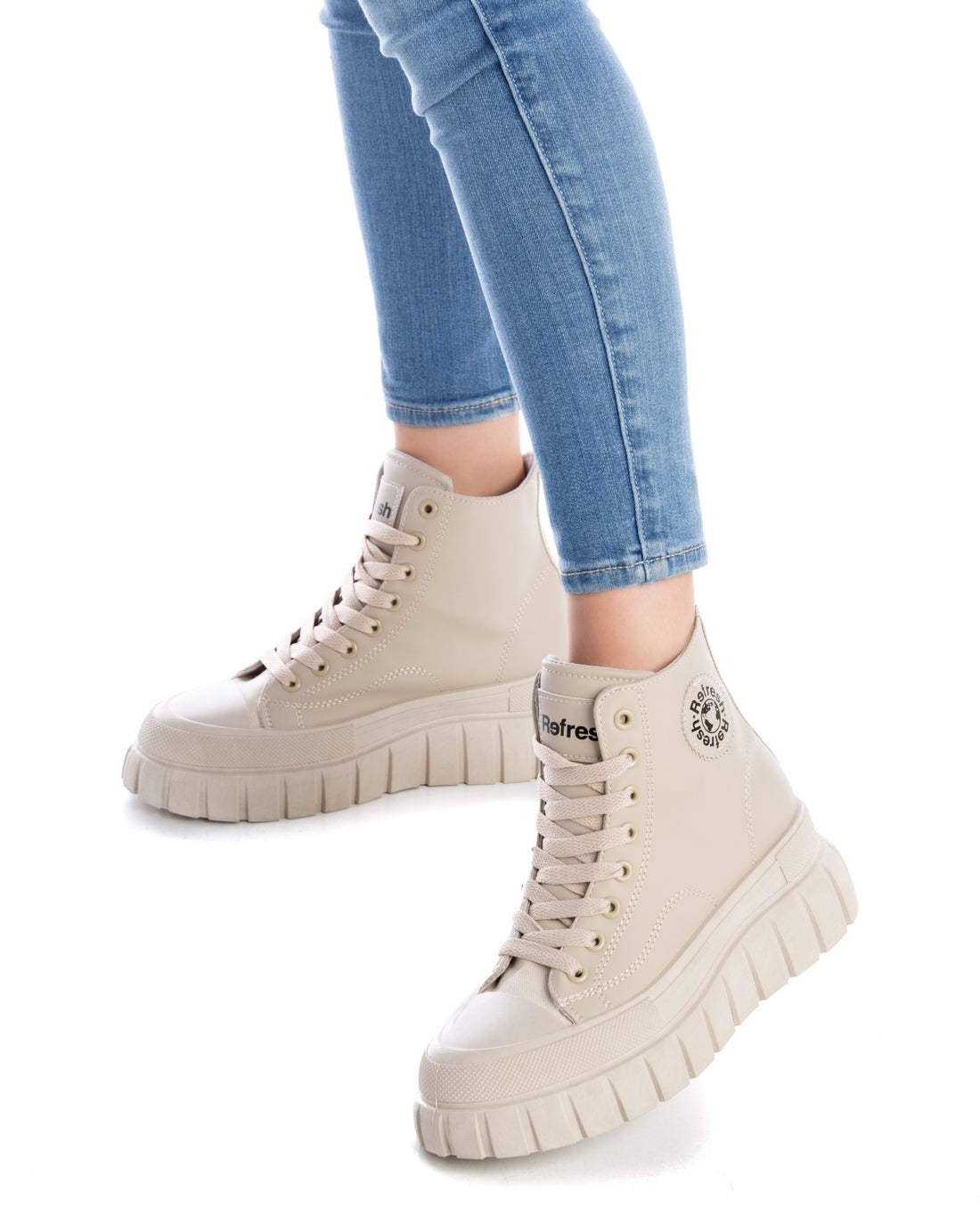 Zapatilla Xti Blanco Off 170114-TAUPE