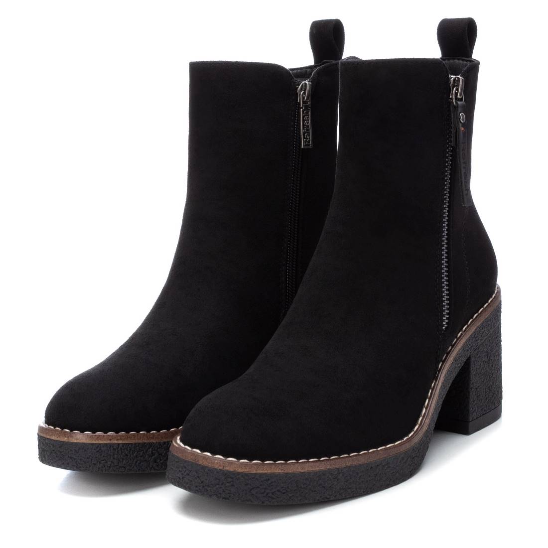 Botin Refresh Efecto Gamuza Negro 170989-NEGRO