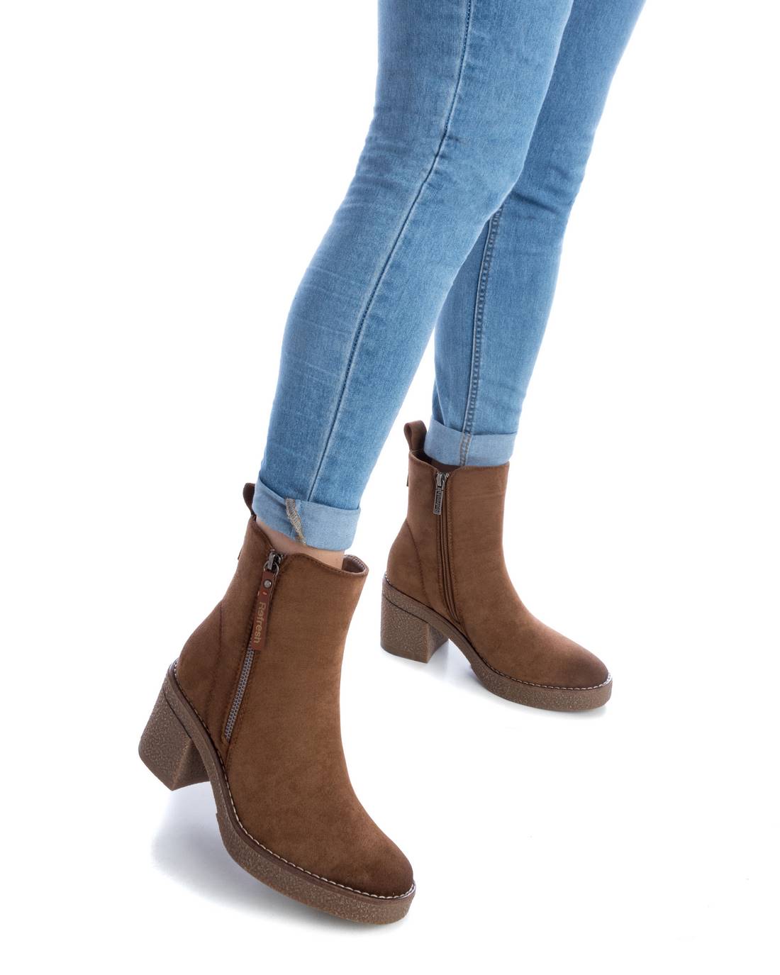 Botin Refresh Efecto Gamuza Camel 170989-CAMEL
