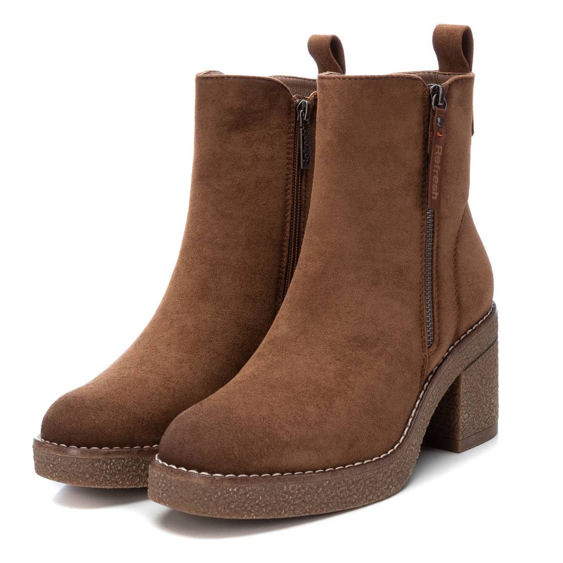 Botin Refresh Efecto Gamuza Camel 170989-CAMEL