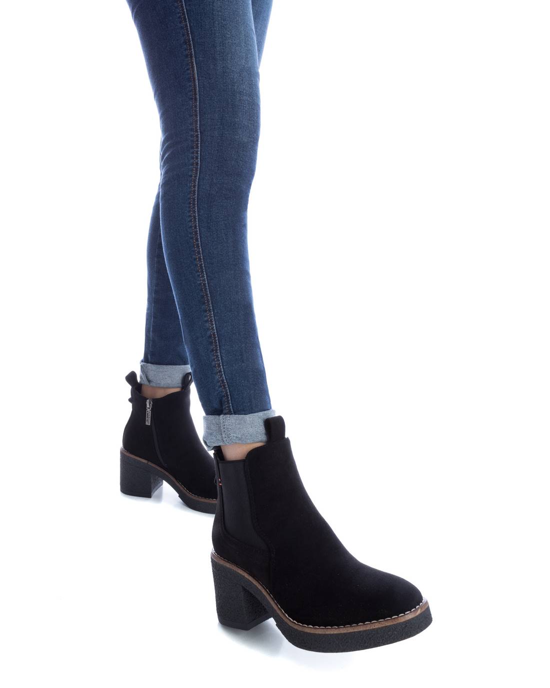 Botin Refresh Efecto Gamuza Negro 170990-NEGRO