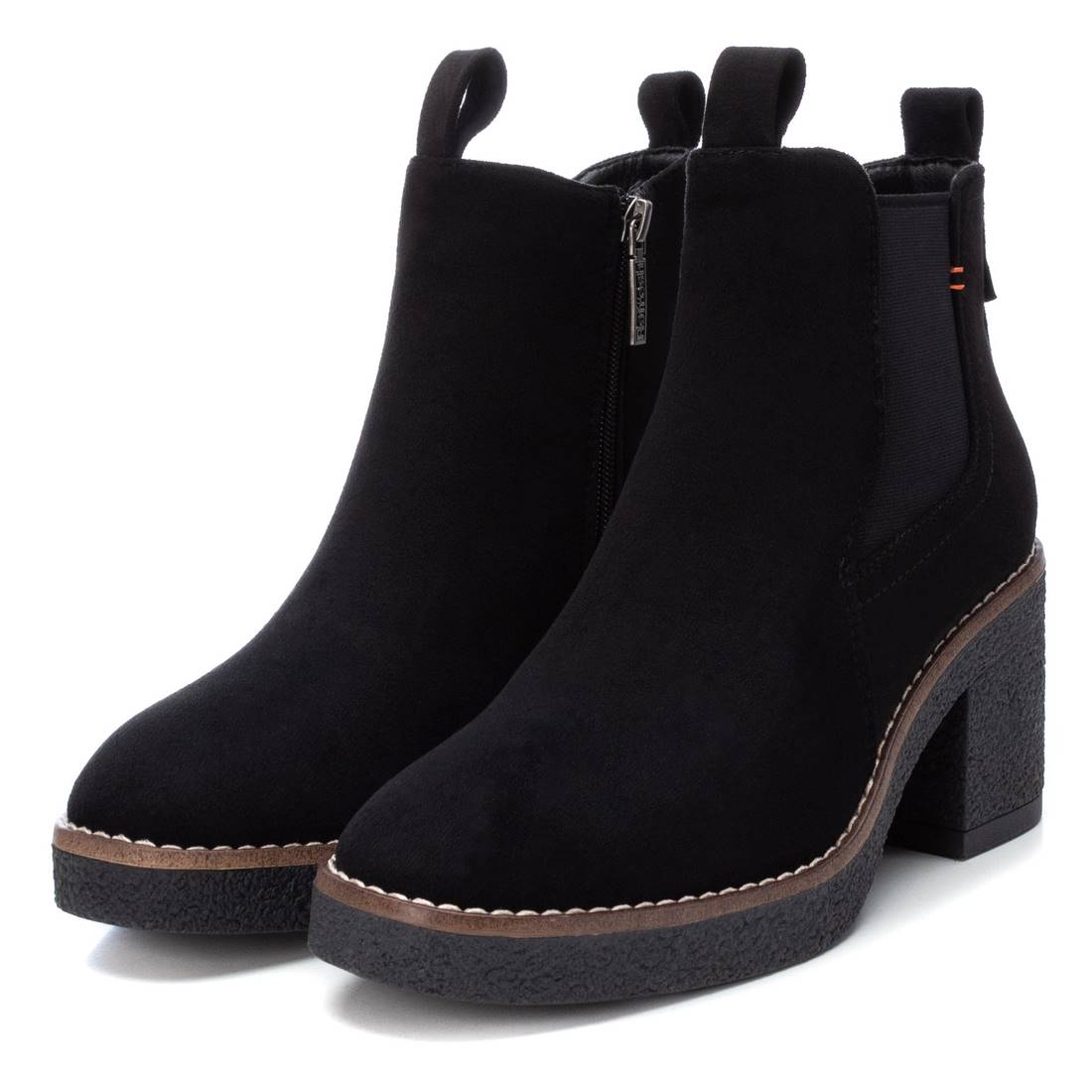 Botin Refresh Efecto Gamuza Negro 170990-NEGRO