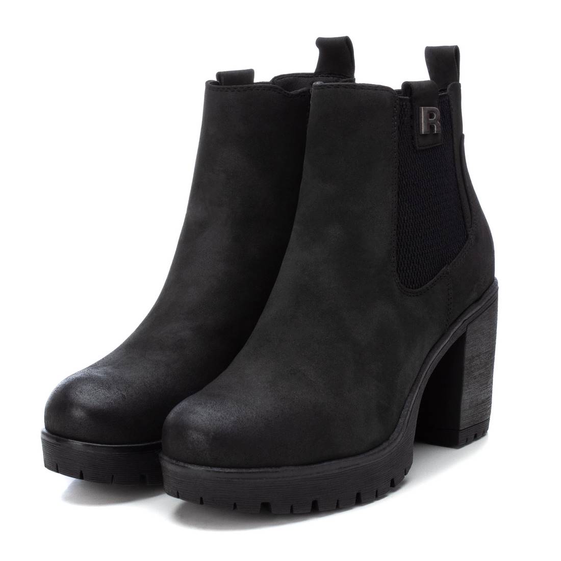 Botin Refresh Efecto Gamuza Negro 171264-NEGRO