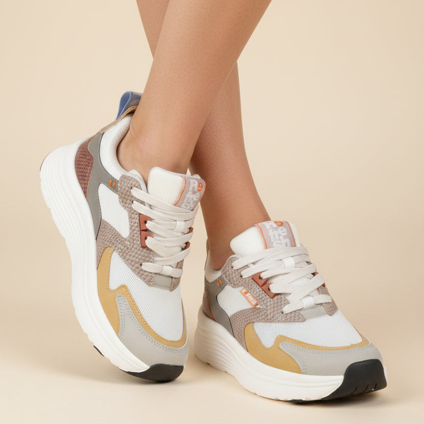Zapatilla Refresh MultiColor Beige