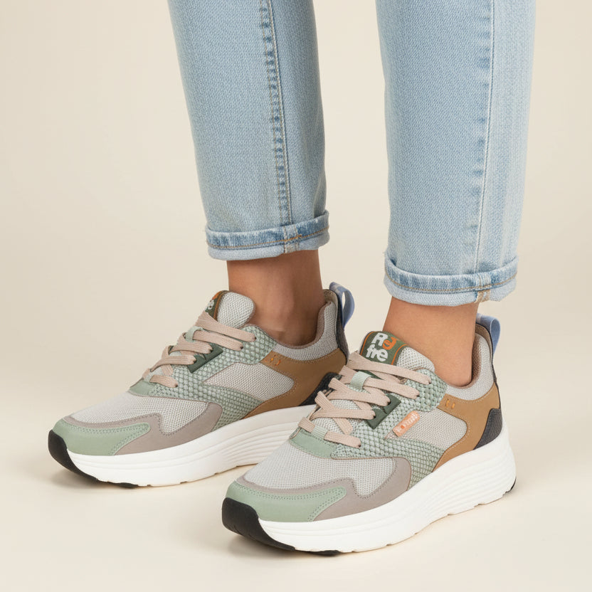 Zapatilla Refresh MultiColor Kaki