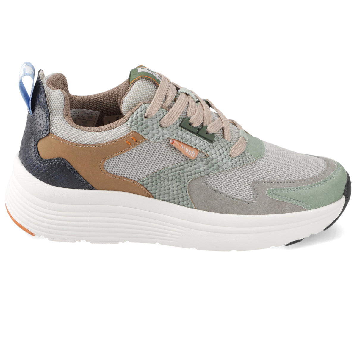 Zapatilla Refresh MultiColor Kaki