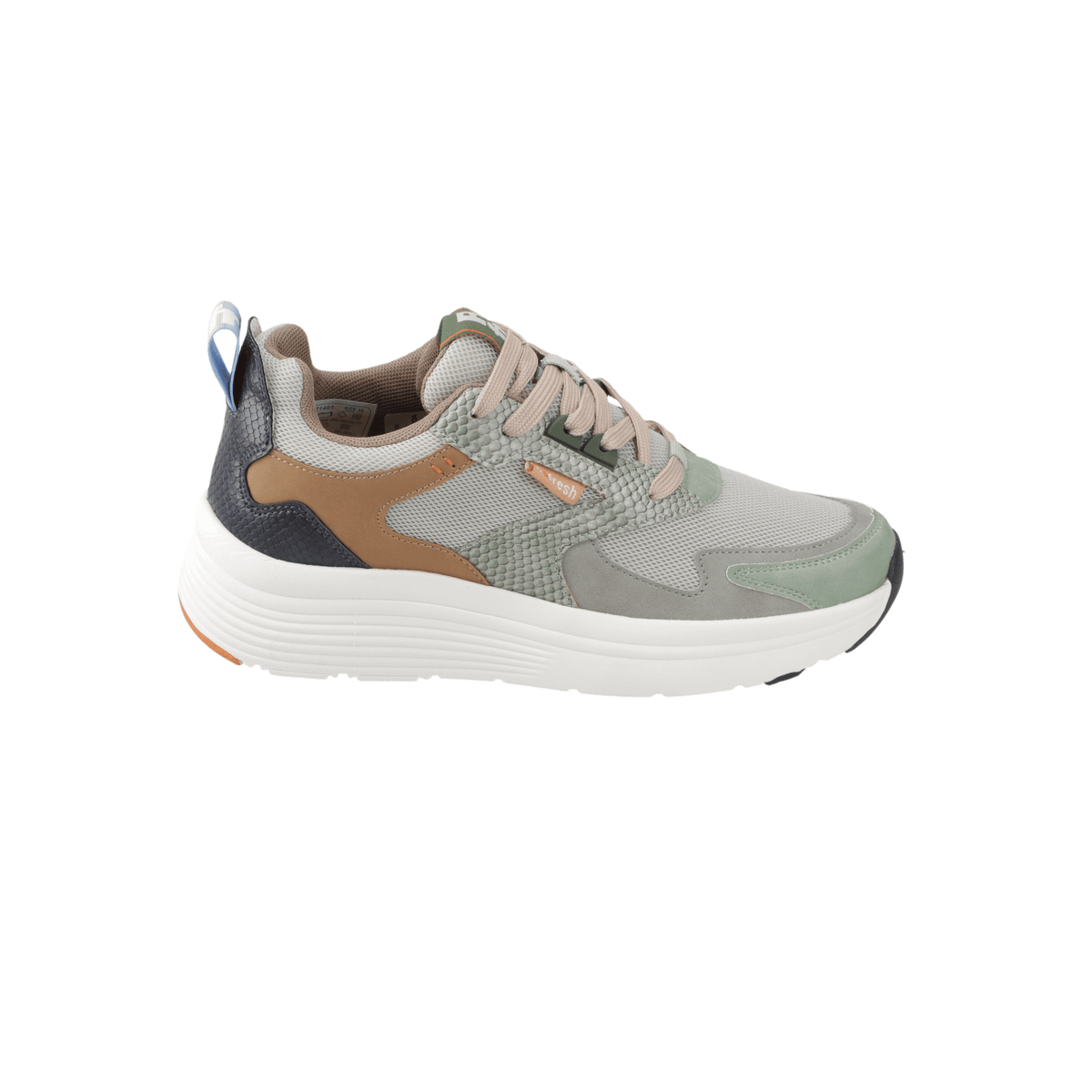 Zapatilla Refresh MultiColor Kaki