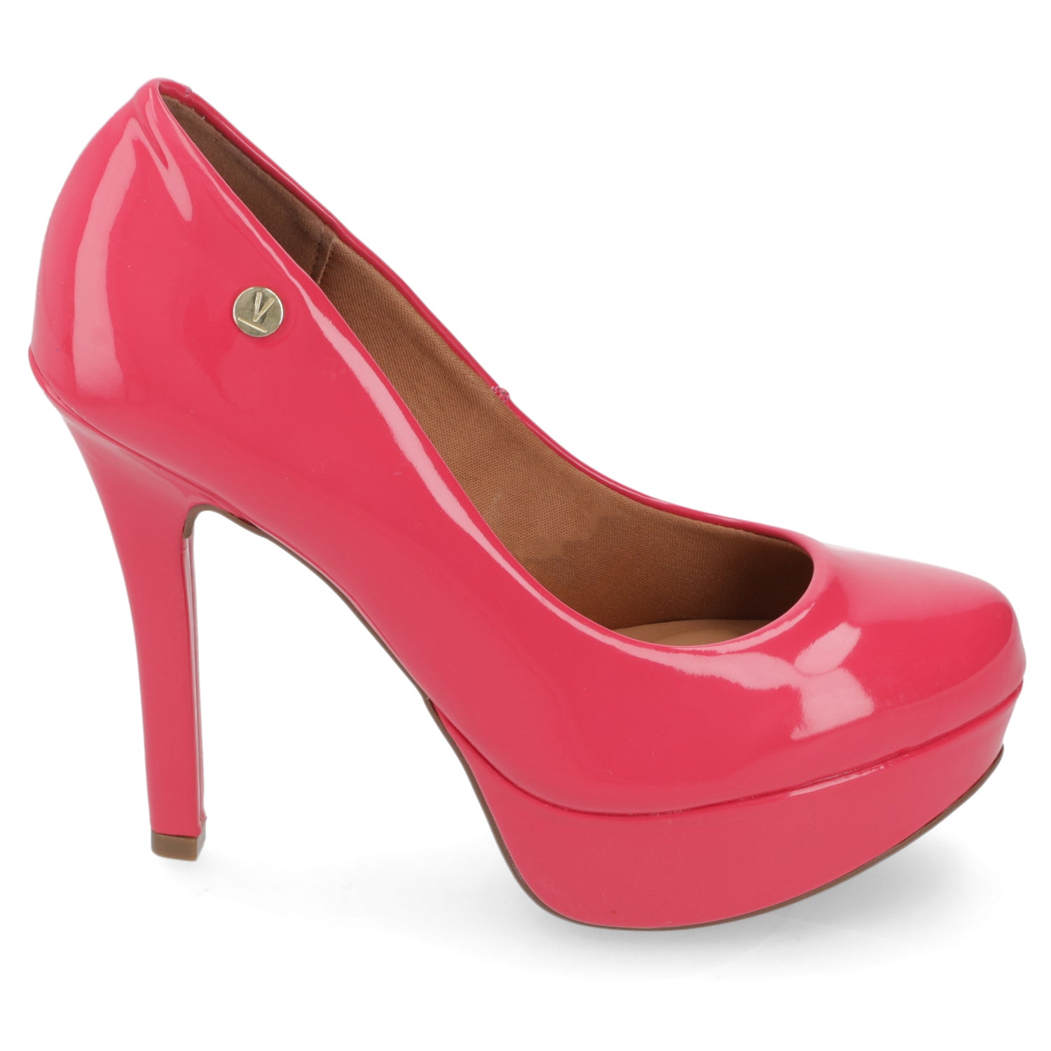 Zapato Taco Plataforma Vizzano Pink Gloss