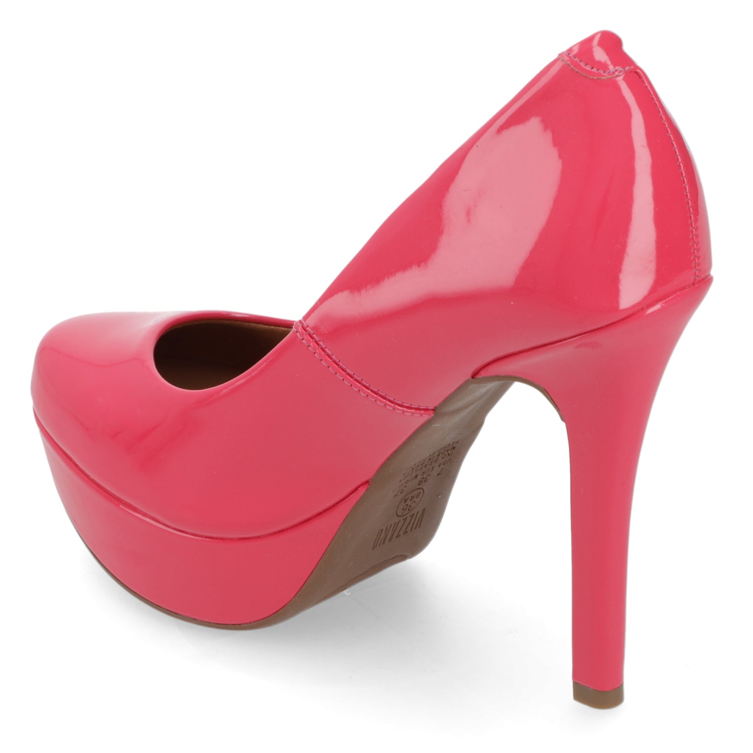 Zapato Taco Plataforma Vizzano Pink Gloss