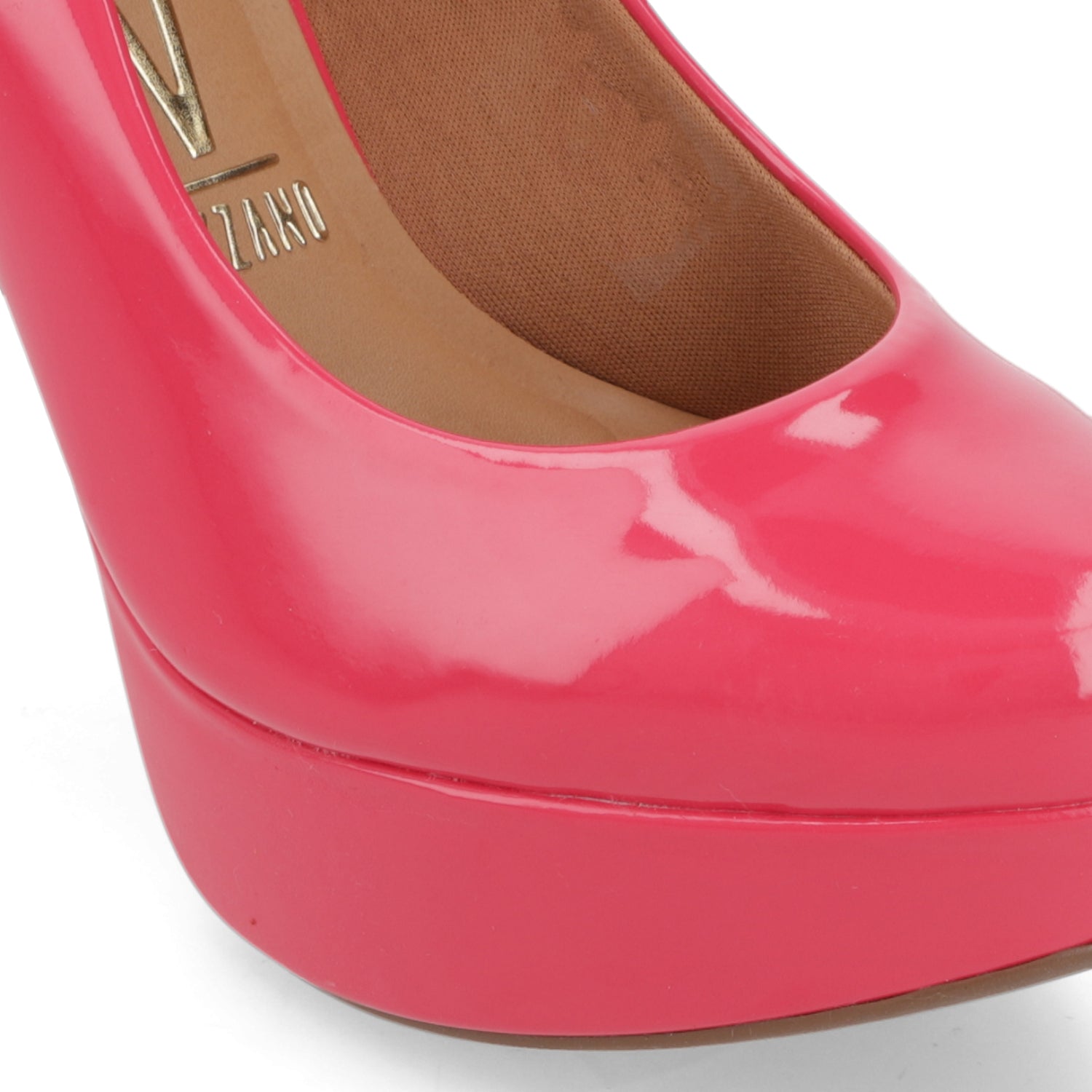 Zapato Taco Plataforma Vizzano Pink Gloss