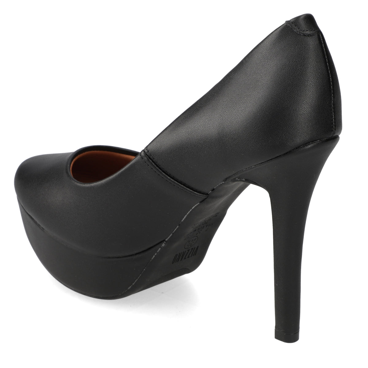 Zapato Taco Plataforma Vizzano EcoCuero Negro 34 / Negro