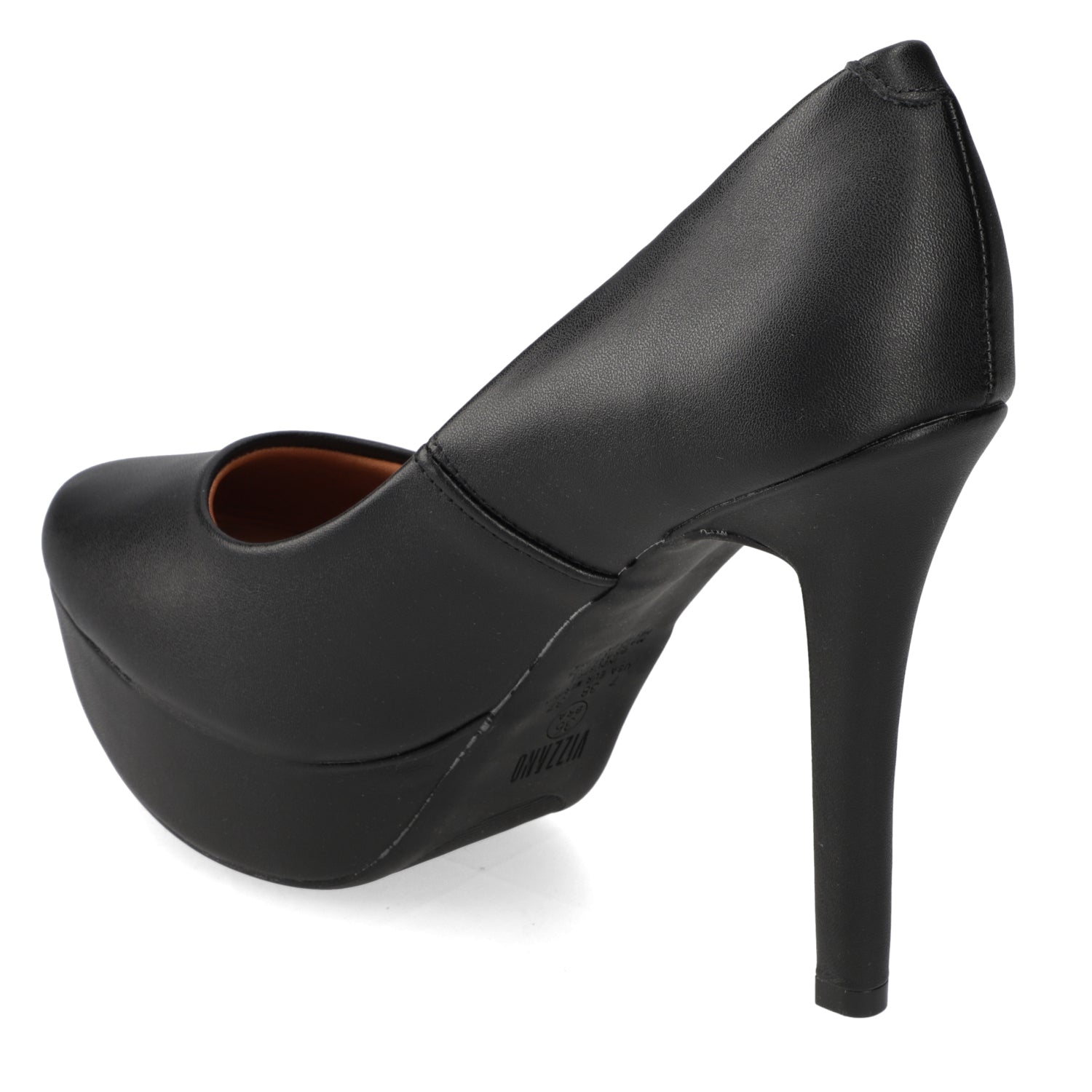 Zapato Taco Plataforma Vizzano EcoCuero Negro 34 / Negro