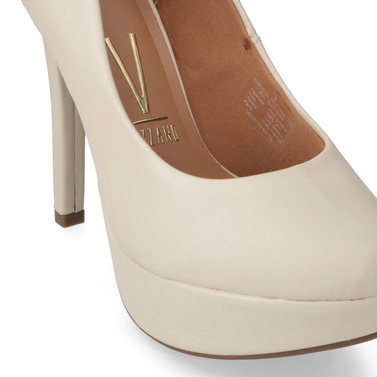 Zapato Taco Plataforma Vizzano Crema
